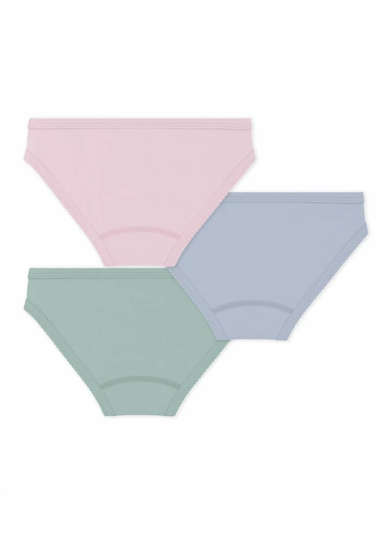 Petit Bateau Pack of children's plain cotton pants